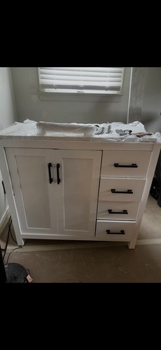 White freestanding bathroom - white,